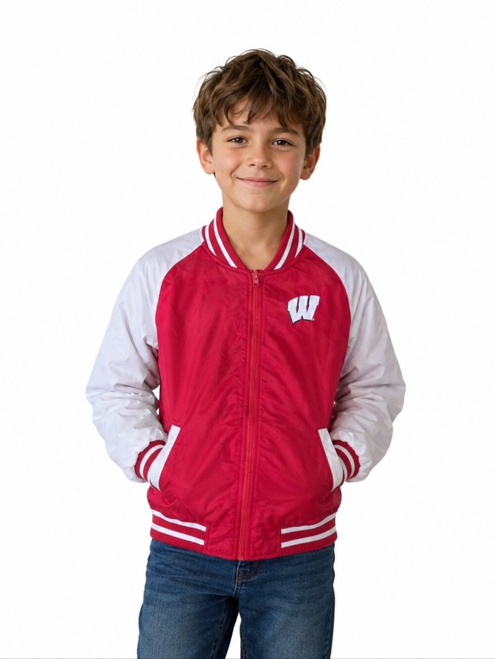 Wisconsin Reversable Varsity Jacket